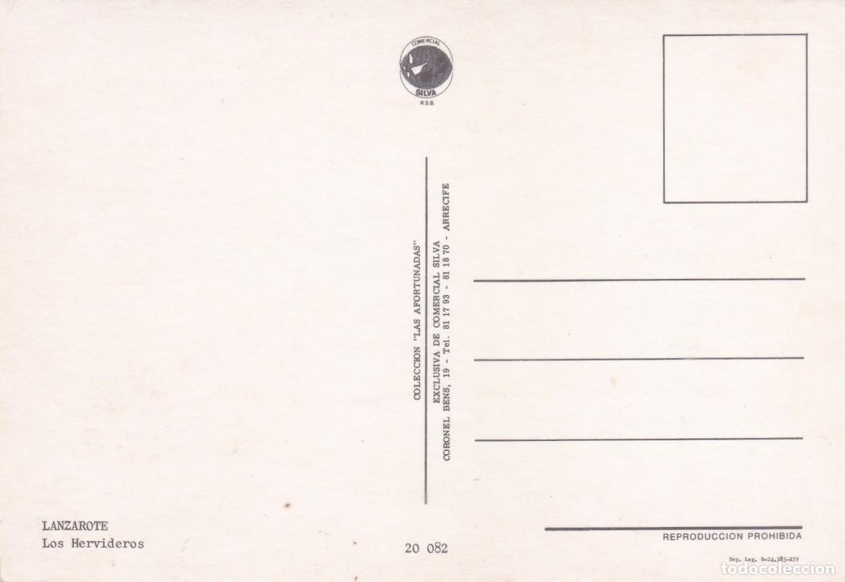 Postales: LANZAROTE. LOS HERVIDEROS (1971) - Foto 2