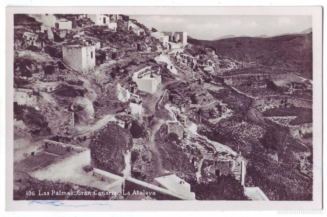 Postales: Las Palmas de Gran Canaria: La Atalaya. Bazar Alem&aacute;n. No circulada (A&ntilde;os 20-30)