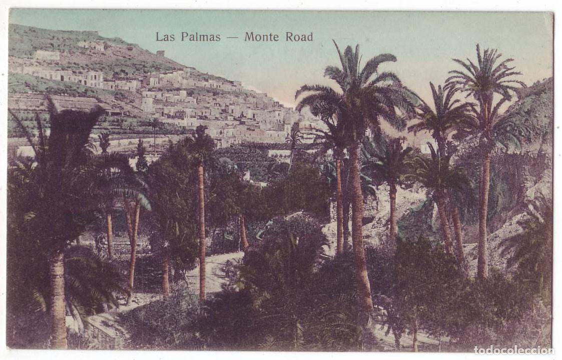 Postales: Las Palmas de Gran Canaria: Monte Road. Bazar Alem&aacute;n. Circulada (A&ntilde;os 10)