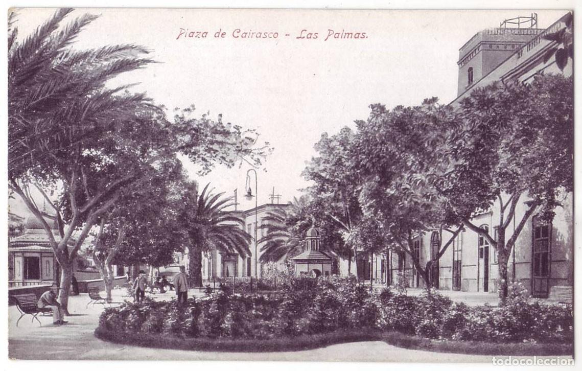 Postales: Las Palmas de Gran Canaria: Plaza de Cairasco. Rodrigues Bros. No circulada (A&ntilde;os 10)