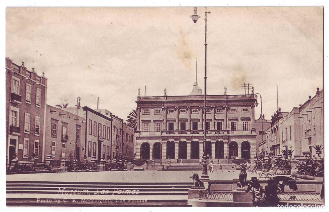 Postales: Las Palmas de Gran Canaria: Museum. Bon March&eacute; / Foto C.E. Medrington. No circulada (A&ntilde;os 10)