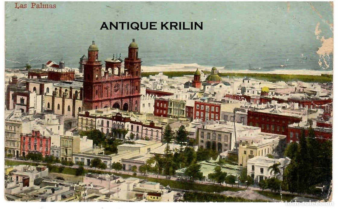 Postales: LAS PALMAS / VISTA / EDICION RODRIGUES BROS. / FRANQUEADA