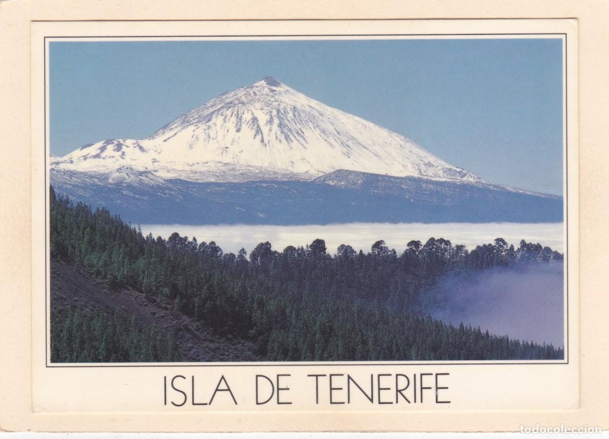 Postales: ISLA DE TENERIFE. EL TEIDE CUBIERTO DE NIEVE (1987)
