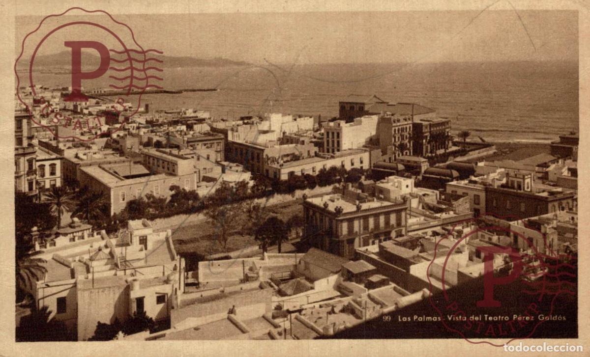 Postales: LAS PALMAS DE GRAN CANARIA. Vista Del Teatro P&eacute;rez Gald&oacute;s. GRAN CANARIA. ISLAS CANARIA. ESPA&Ntilde;A ESPAG