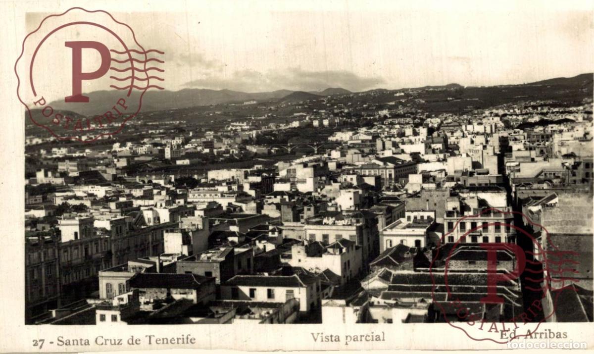 Postales: SANTA CRUZ DE TENERIFE. Vista parcial. ISLAS CANARIA. ESPA&Ntilde;A ESPAGNE SPAIN