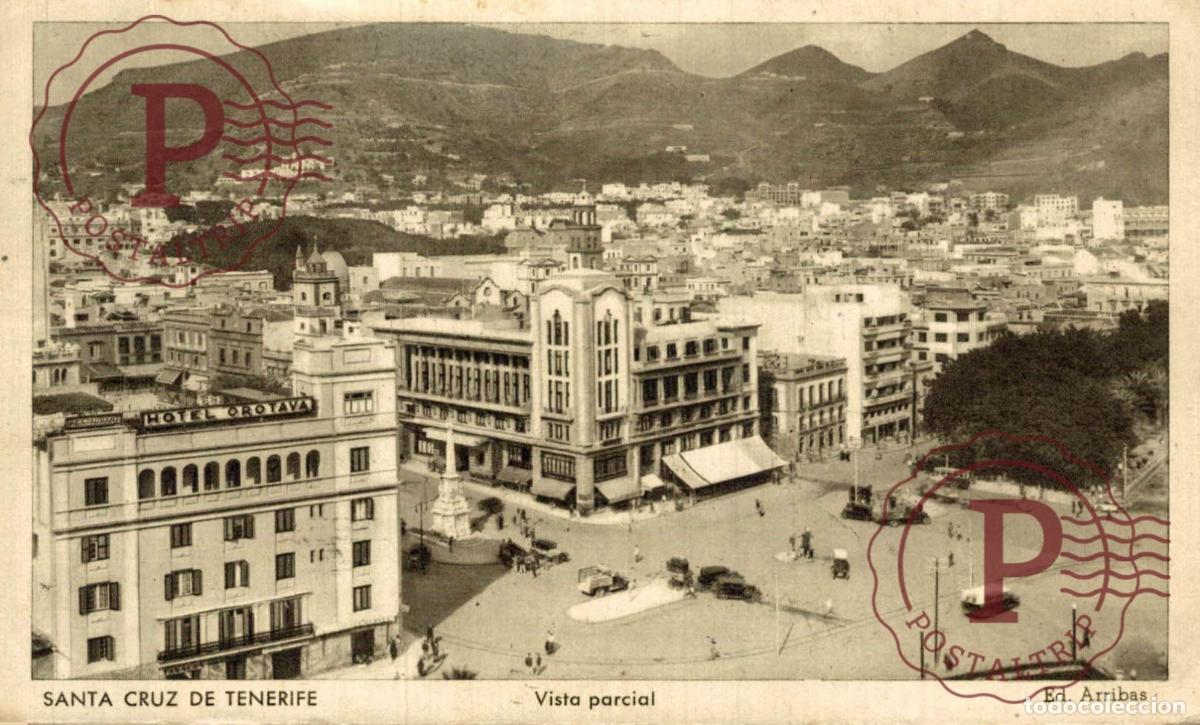 Postales: SANTA CRUZ DE TENERIFE. Vista parcial. ISLAS CANARIA. ESPA&Ntilde;A ESPAGNE SPAIN