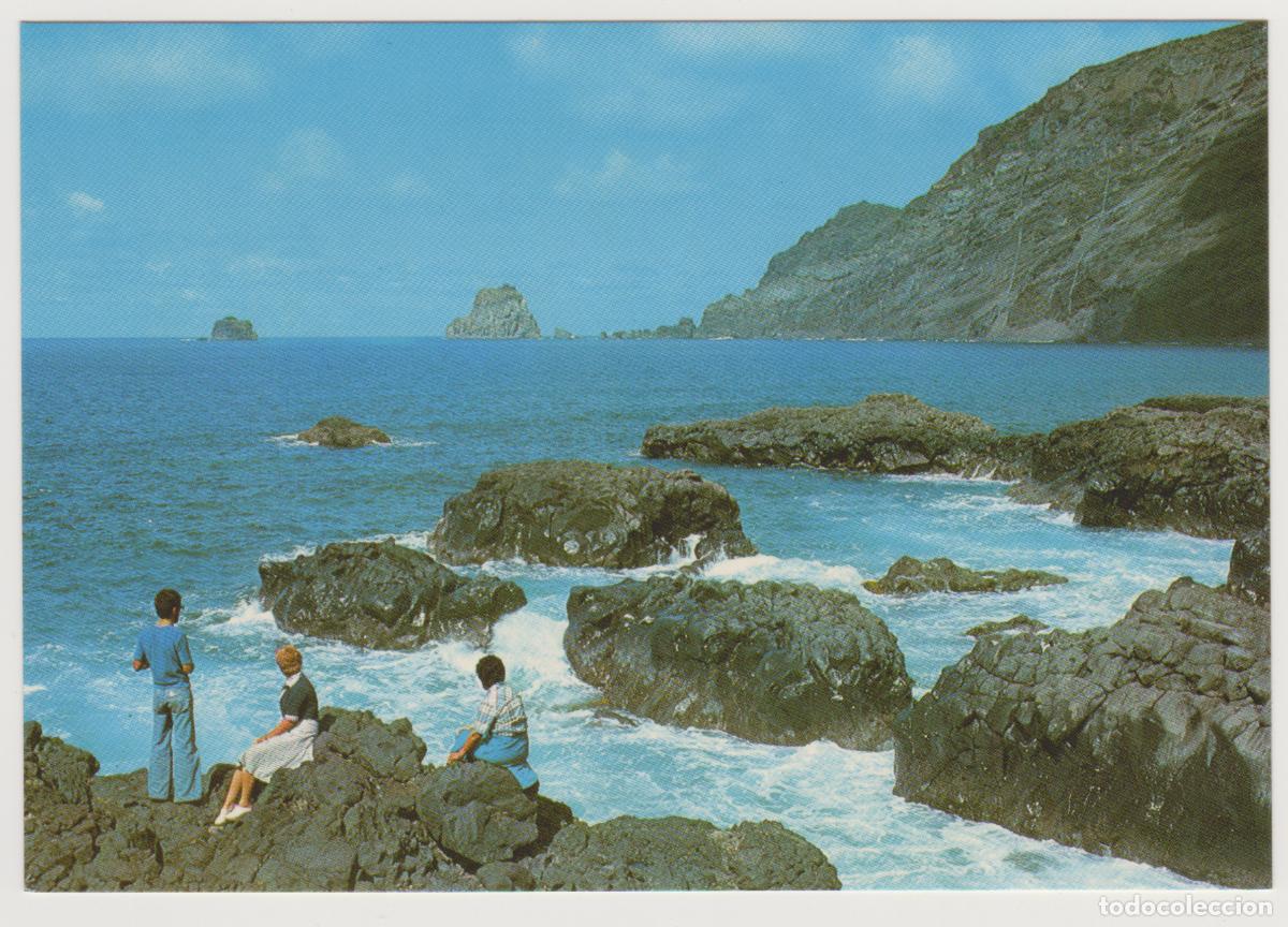 Postales: TARJETA POSTAL - CANARIAS - ISLA DE HIERRO - N&ordm; 4.344 - MAR DE LAS PUNTAS EN EL GOLFO -POSTALES FAMA