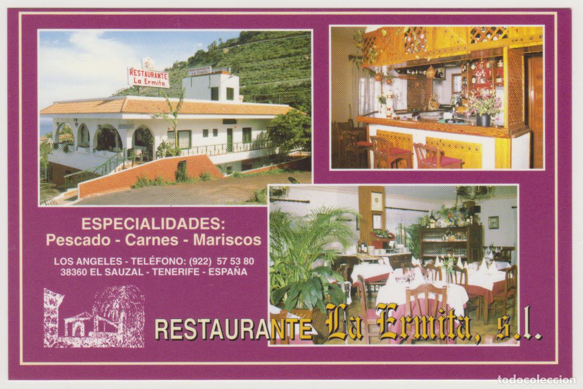Postales: TARJETA POSTAL - TENERIFE - RESTAURANTE LA ERMITA SL - IMPRENTA BENAHOARE
