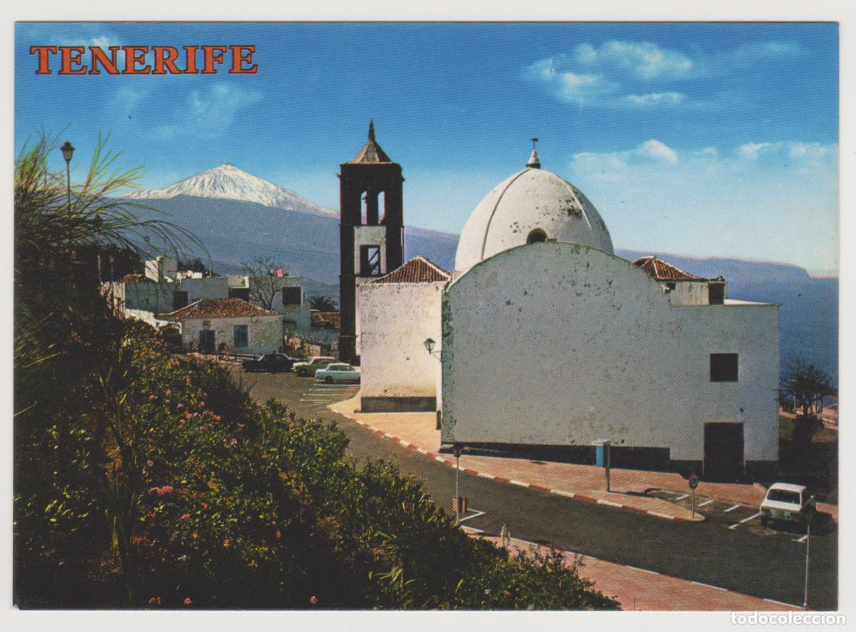 Postales: TARJETA POSTAL - TENERIFE - EL SAUZAL - AL FONDO EL TEIDE - N&ordm; 4212 - COLECCION LA PERLA