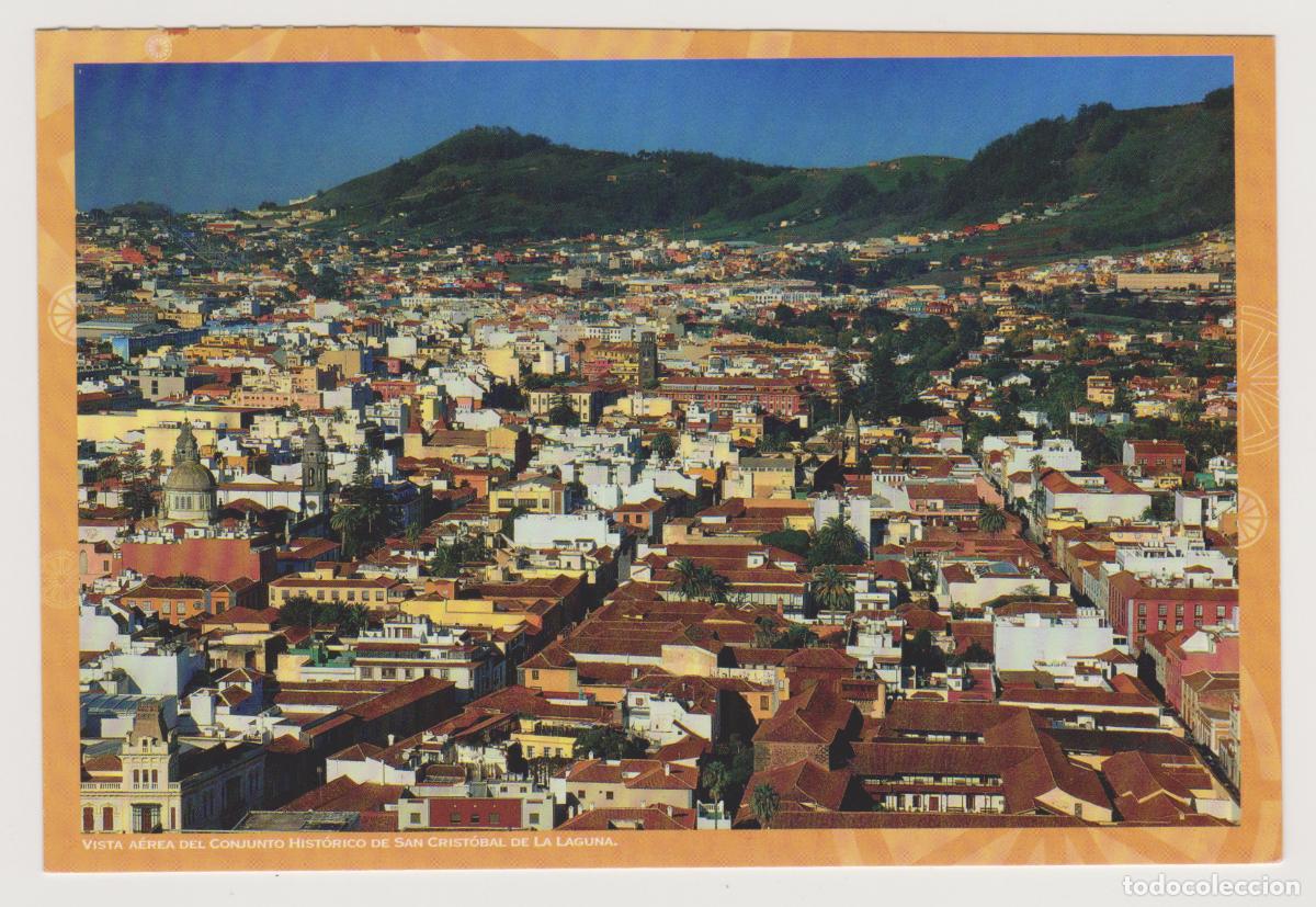 Postales: TARJETA POSTAL - TENERIFE - SAN CRISTOBAL DE LA LAGUNA - VISTA AEREA - AYUNT. LA LAGUNA