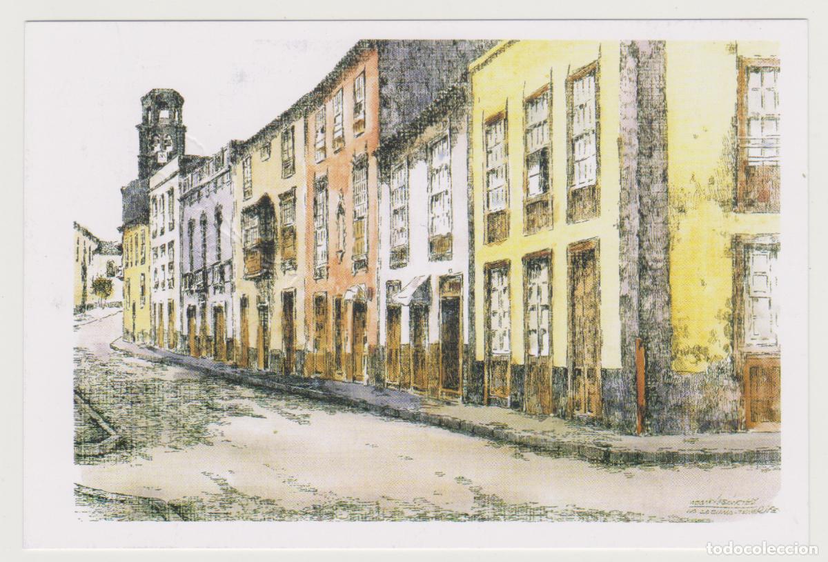 Postales: TARJETA POSTAL - TENERIFE - SAN CRISTOBAL DE LA LAGUNA - OBRA DEL PINTOR MANOLO SANCHEZ