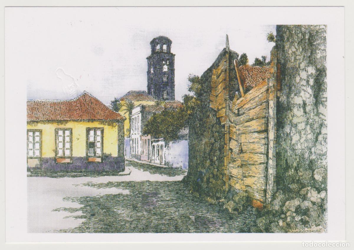 Postales: TARJETA POSTAL - TENERIFE - SAN CRISTOBAL DE LA LAGUNA - OBRA DEL PINTOR MANOLO SANCHEZ