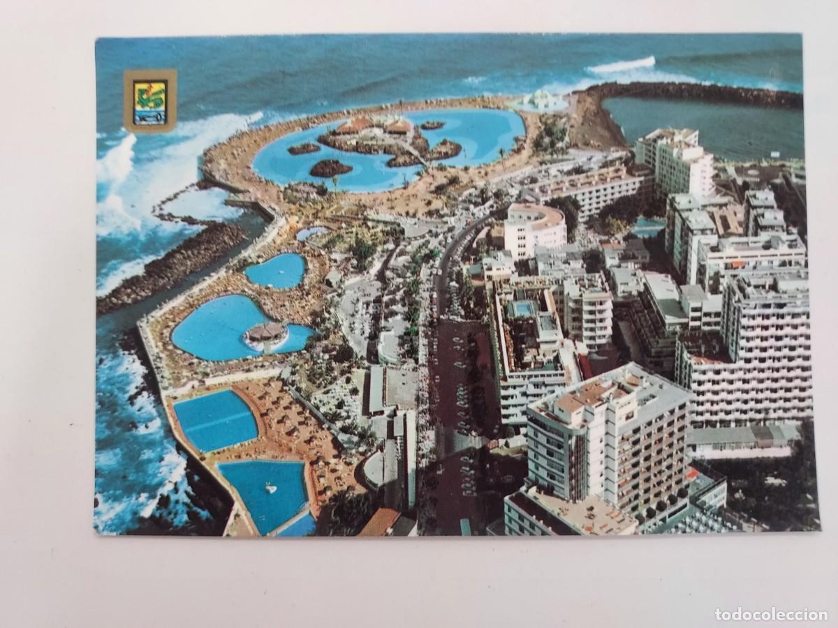 Postales: POSTAL PUERTO DE LA CRUZ VISTA PARCIAL PISCINAS LAGO MARTIANEZ. 1978. SIN CIRCULAR. TENERIFE