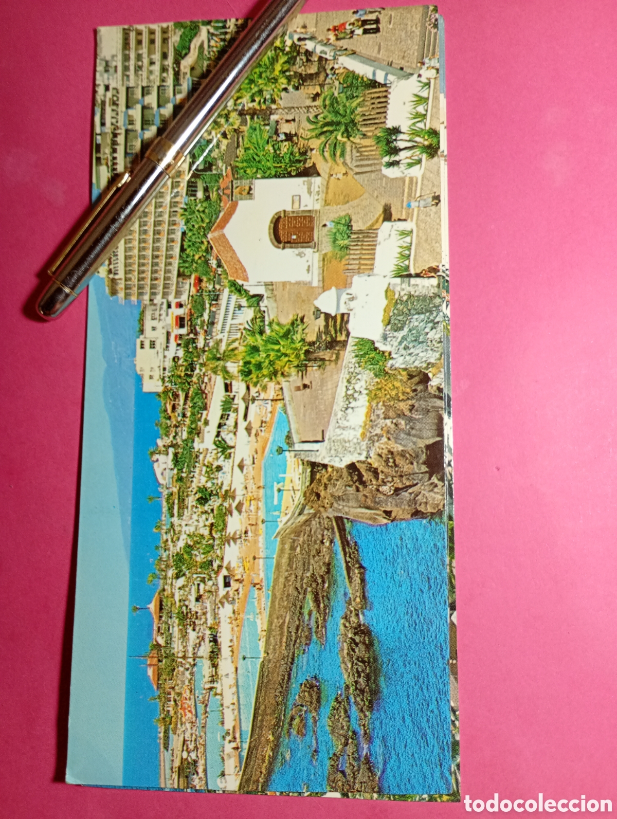 Postales: PUERTO DE LA CRUZ TENERIFE LOTE 2 POSTALES DIFERENTES COLOR DOBLE LONGITUD CIRCULADAS O ESCRITAS
