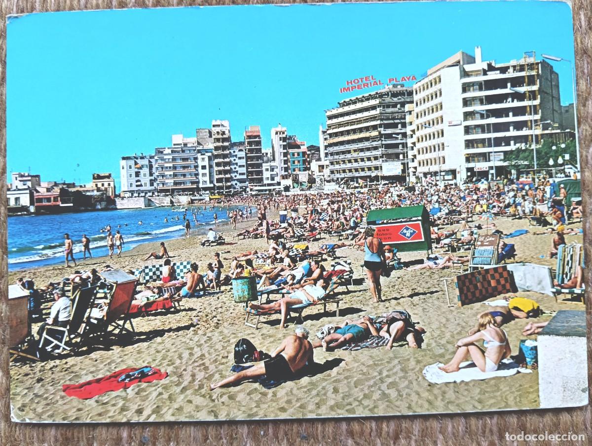 Postales: LAS PALMAS DE GRAN CANARIAS - PLAYA DE LAS CANTERAS - ED. RO FOTO