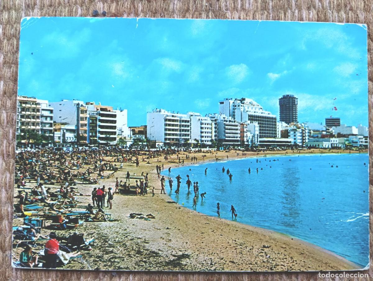 Postales: LAS PALMAS DE GRAN CANARIAS - PLAYA DE LAS CANTERAS - ED. GLOBAL TRADERS