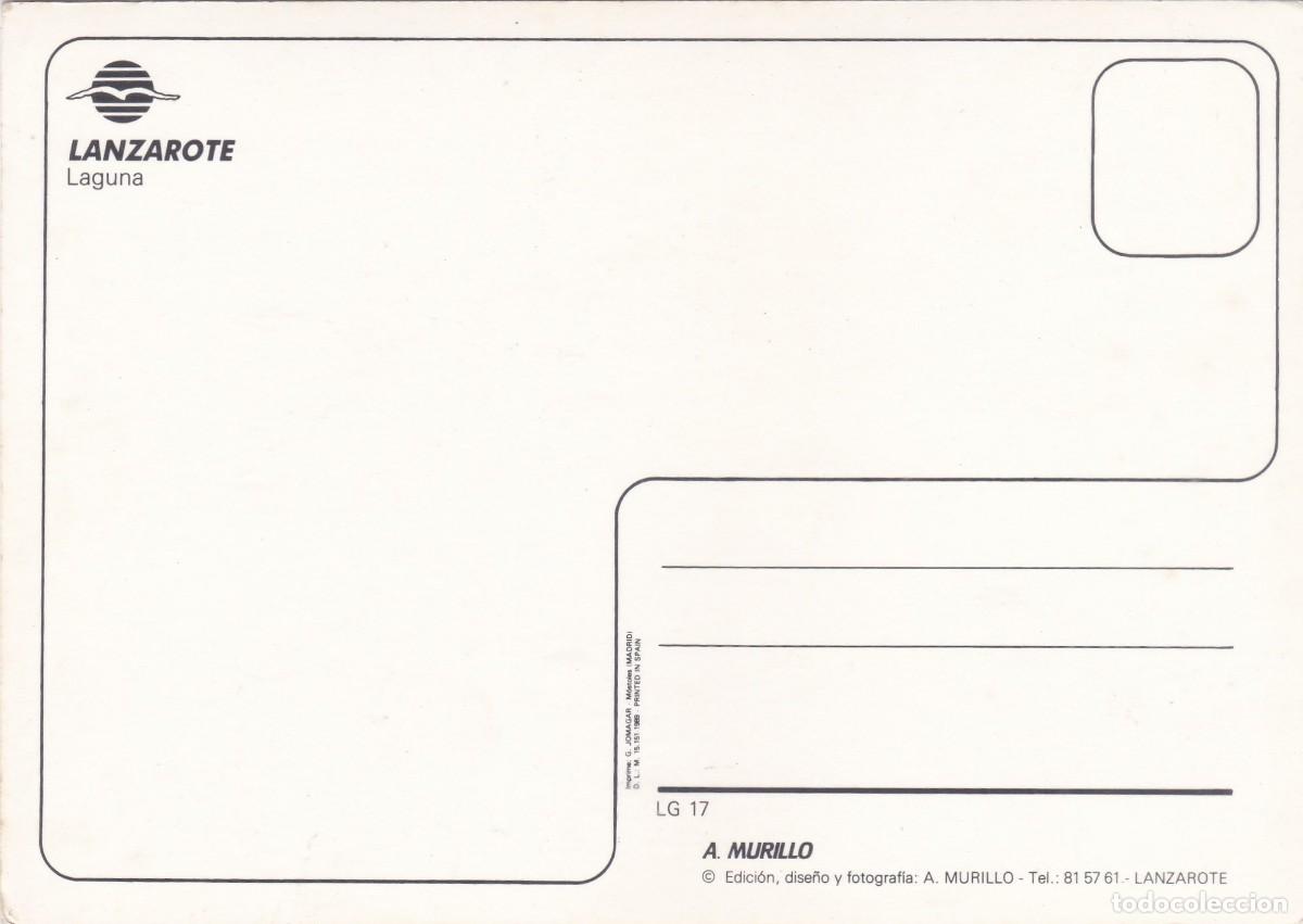 Postales: LANZAROTE. LAGUNA (1989) - Foto 2