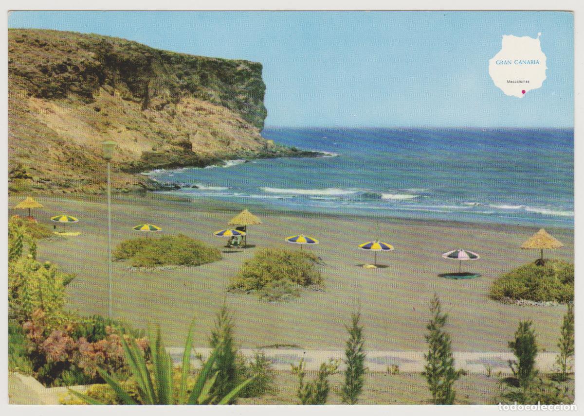 Postales: TARJETA POSTAL - GRAN CANARIA - MASPALOMAS - PLAYA DE SAN AGUSTIN - 2030 - DISTRI ARYFRAN
