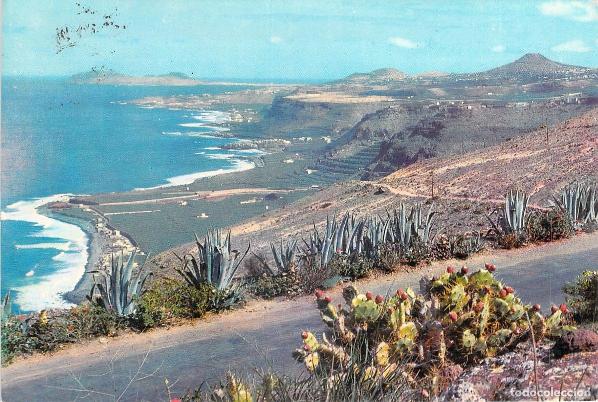 Postales: Postal de paisaje costero en Gran Canaria