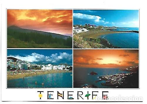Postales: EL TEIDE - PLAYA DE LAS AMERICAS - LOS CRISTIANOS - GARACHICO.- TENERIFE