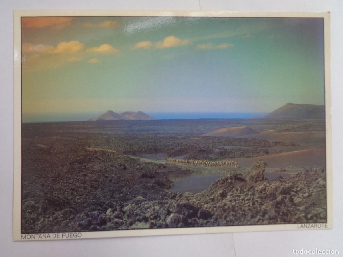 Postales: POSTAL DE LANZAROTE ( ISLAS CANARIAS ): MONTA&Ntilde;A DE FUEGO