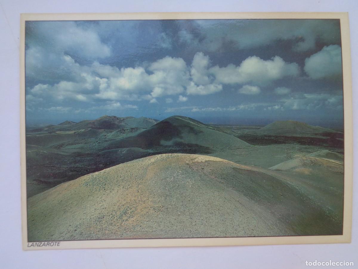 Postales: POSTAL DE LANZAROTE ( ISLAS CANARIAS ): MONTA&Ntilde;AS DE FUEGO