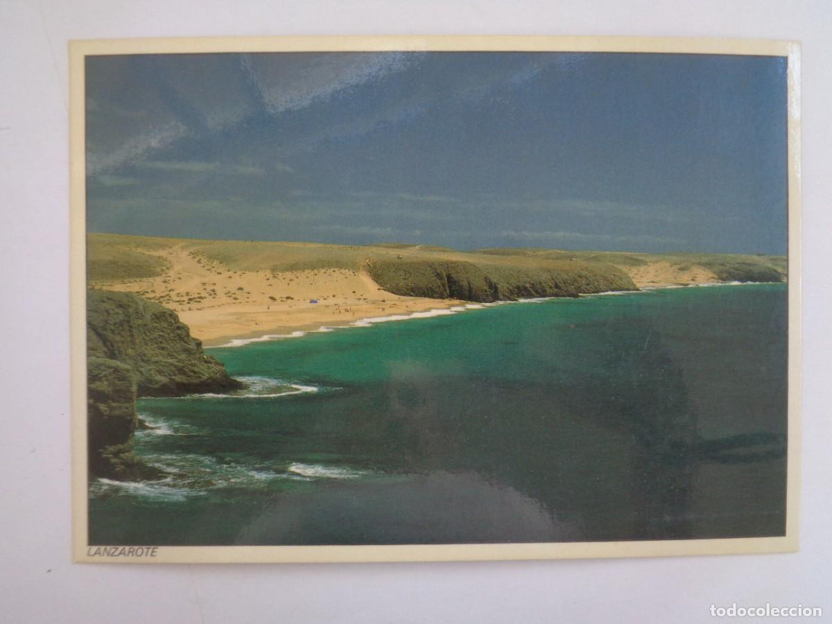 Postales: POSTAL DE LANZAROTE ( ISLAS CANARIAS ): PLAYA DE PAPAGAYO