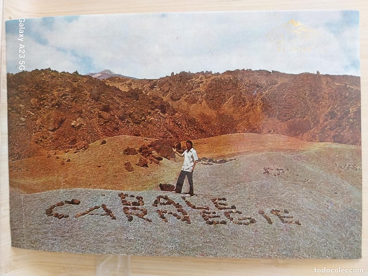 Postales: TEIDE TENERIFE TARJETON CIRCULADA A&Ntilde;O 1975 17.5X11.8CMS