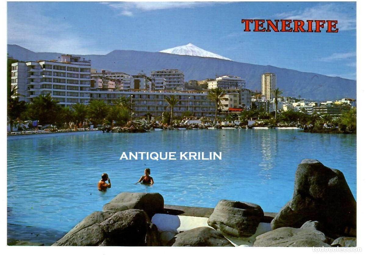 Postales: TENERIFE / PUERTO DE LA CRUZ N&ordm; 5577 LAGO MARTIANEZ / COLECCION PERLA / SIN FRANQUEAR