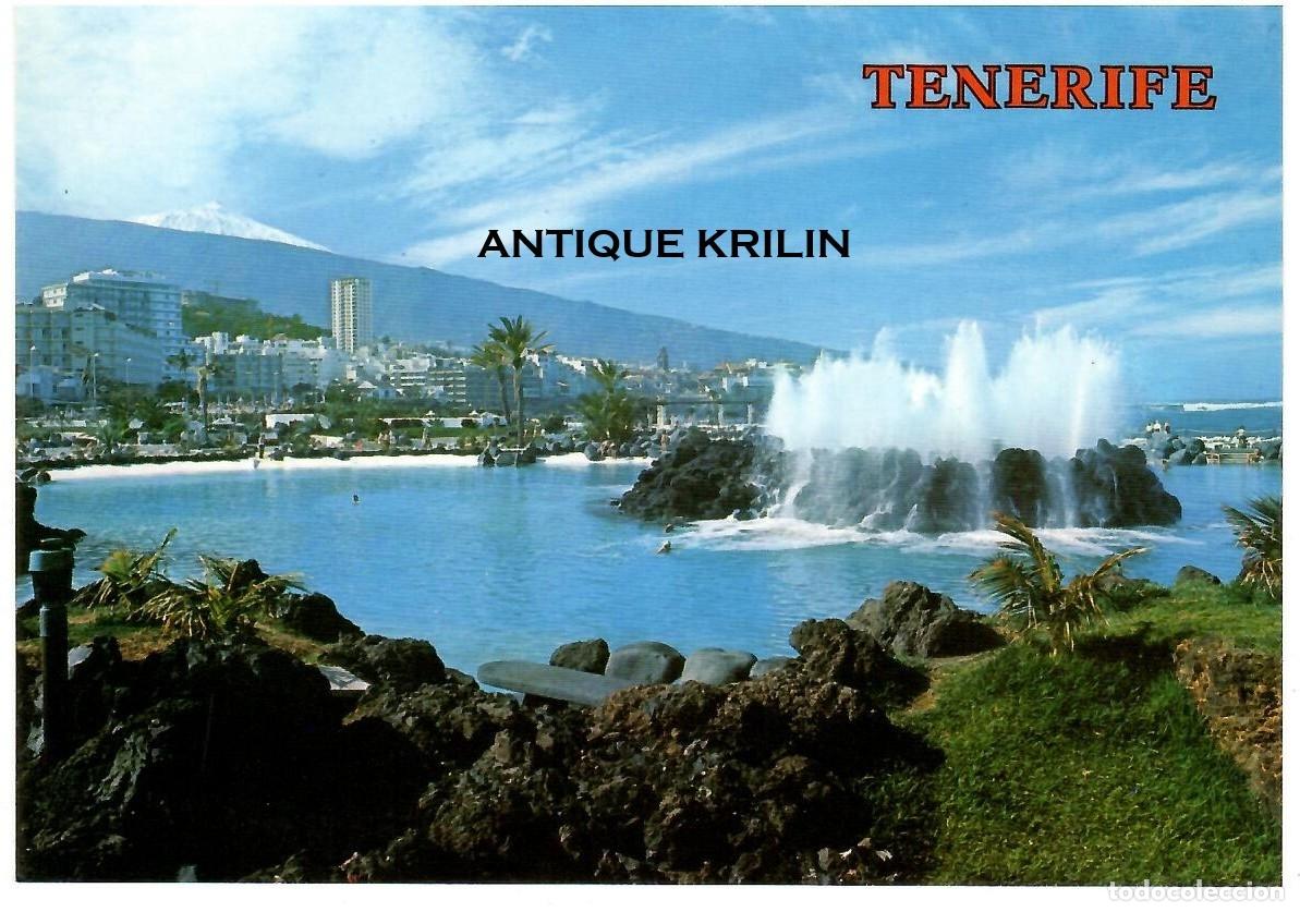 Postales: TENERIFE / PUERTO DE LA CRUZ N&ordm; 5574 LAGO MARTIANEZ / COLECCION PERLA / SIN FRANQUEAR