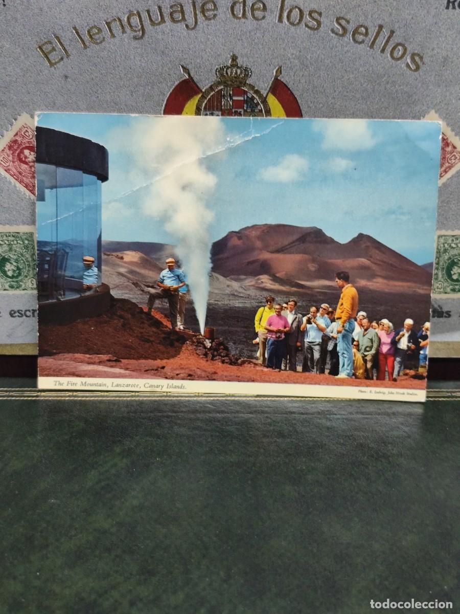 Postales: P6169 Postal Lanzarote 2CT 362 La monta&ntilde;a de fuego. John Hinde Original