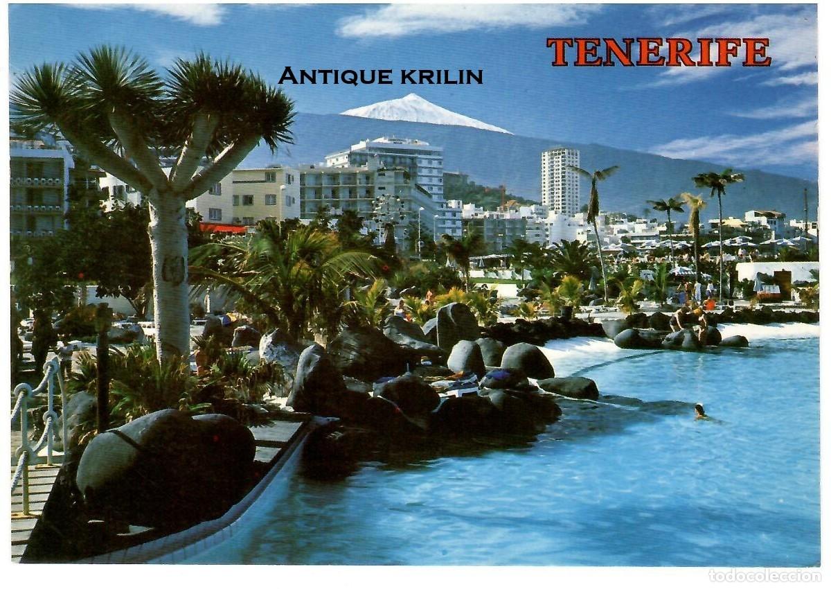 Postales: TENERIFE / PUERTO DE LA CRUZ N&ordm; 5554 LAGO MARTIANEZ / COLECCION PERLA / SIN FRANQUEAR