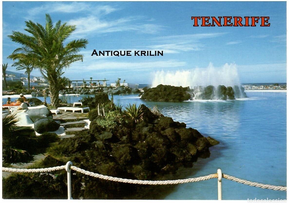 Postales: TENERIFE / PUERTO DE LA CRUZ N&ordm; 5581 LAGO MARTIANEZ / COLECCION PERLA / SIN FRANQUEAR