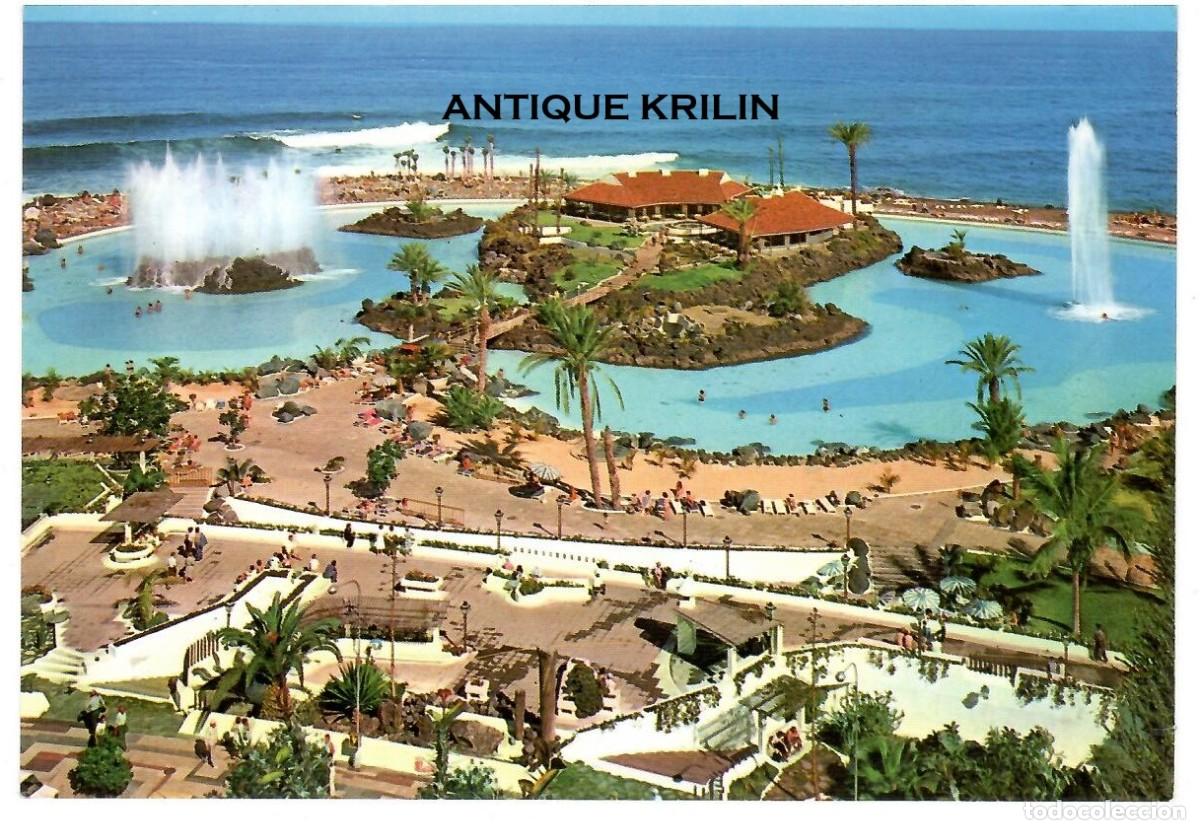 Postales: TENERIFE / PUERTO DE LA CRUZ N&ordm; 81 LAGO ARTIFICIAL / EDICIONES ANIBARRO / SIN FRANQUEAR