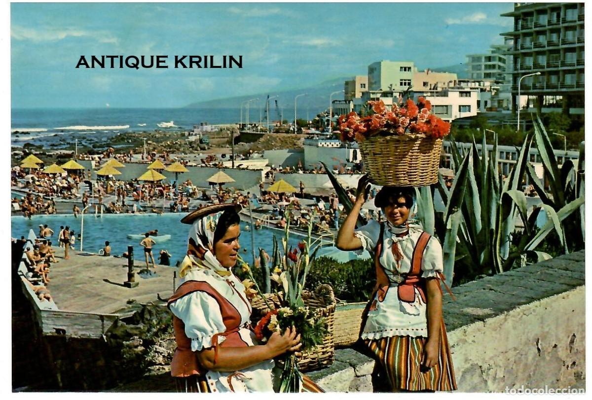 Postales: TENERIFE / PUERTO DE LA CRUZ N&ordm; 389 PISCINA LIDO SAN TELMO / EDICIONES RO-FOTO / SIN FRANQUEAR