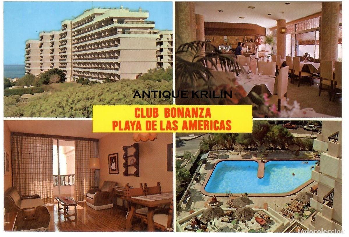 Postales: TENERIFE / ADEJA / CLUB BONANZA , PLAYA DE LAS AMERICAS / EDICIONES GASTEIZ / SIN FRANQUEAR
