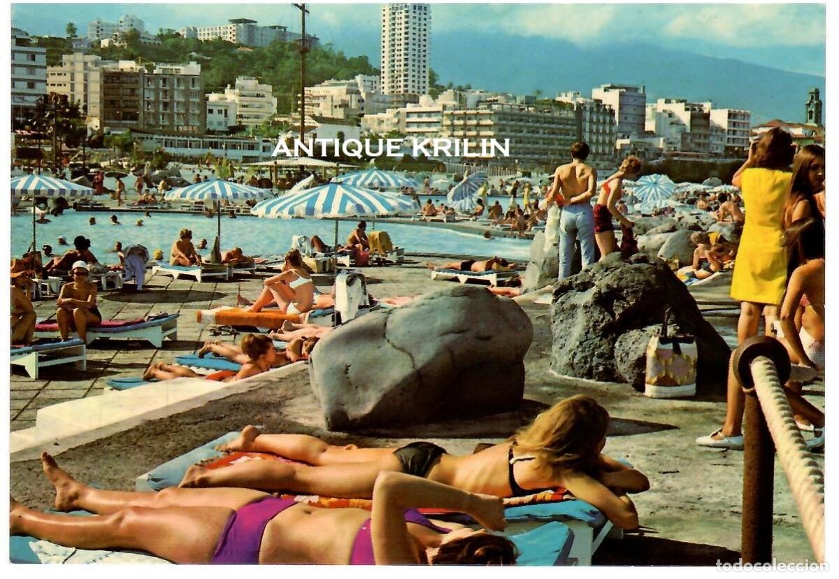 Postales: TENERIFE / PUERTO DE LA CRUZ N&ordm; 2885 PISCINA COSTA MARTIANEZ / EDICIONES GASTEIZ / SIN FRANQUEAR