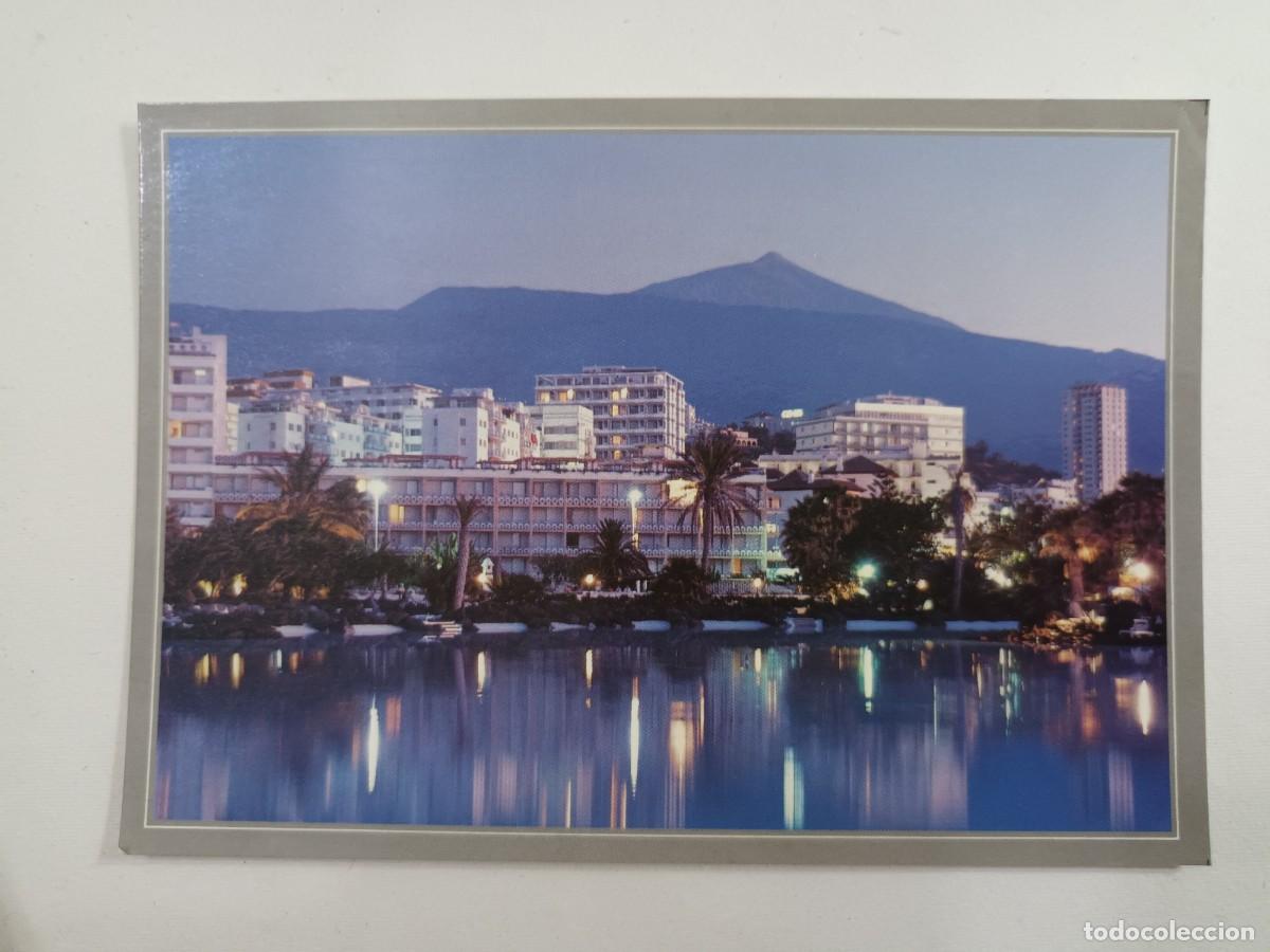 Postales: TENERIFE. PUERTO DE LA CRUZ DE NOCHE (1986)