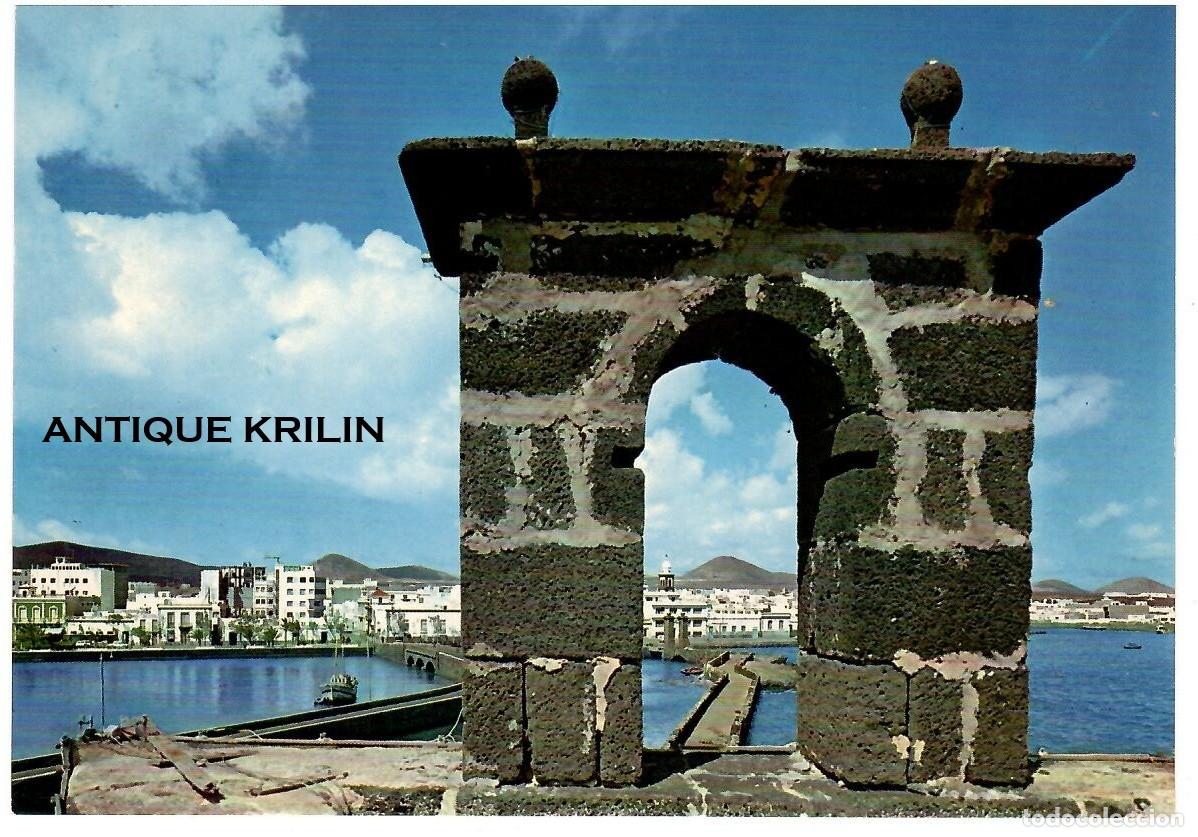 Postales: LANZAROTE / ARRECIFE / CASTILLO SAN GABRIEL / EDICION PHILIPPE MARTIN N&ordm; 50014 / SIN FRANQUEAR