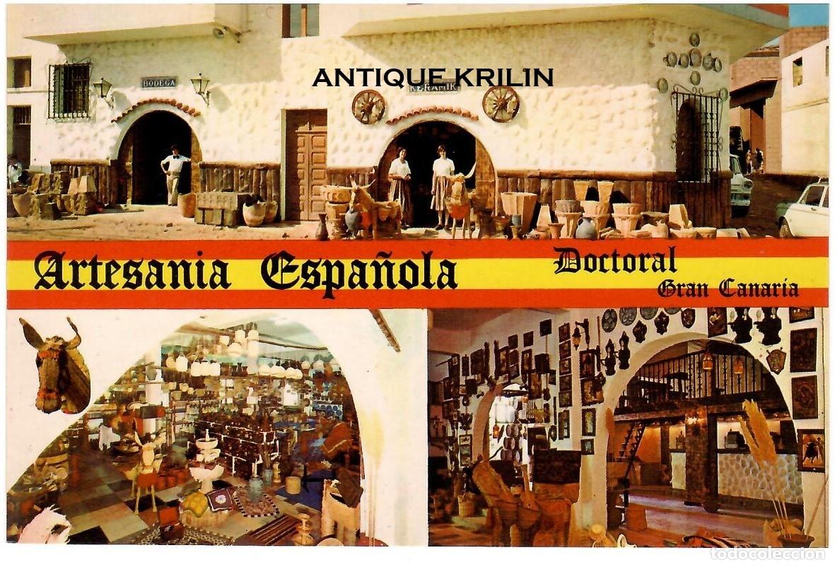 Postales: GRAN CANARIA N&ordm; 6429 ARTESANIA ESPA&Ntilde;OLA , DOCTORAL / EDICIONES ISLAS / SIN FRANQUEAR