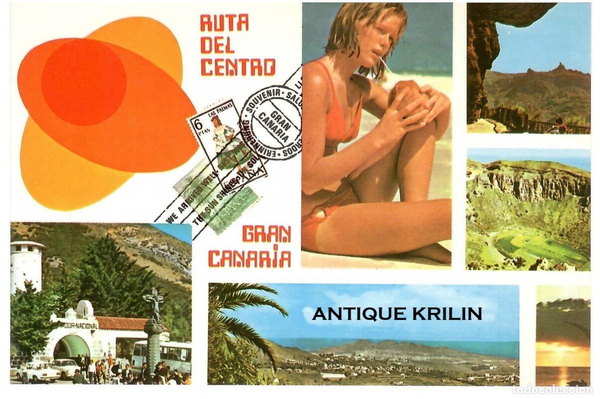 Postais: GRAN CANARIA N&ordm; 6652 RUTA DEL CENTRO / EDICIONES ISLAS / SIN FRANQUEAR