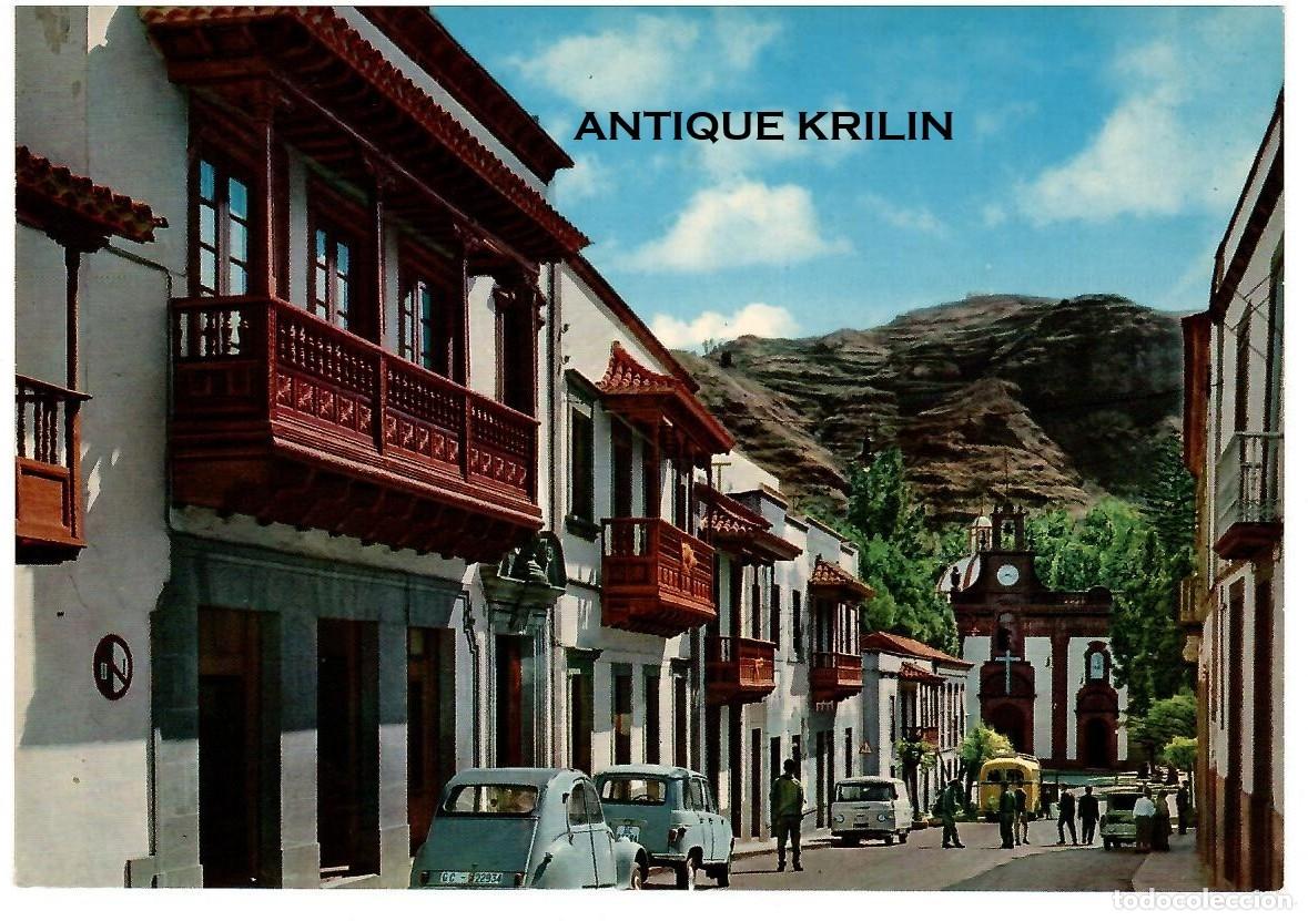 Postales: GRAN CANARIA / TEROR / BALCONES TIPICOS Y BASILICA / EDI. KRUGER 1162/32 / SIN FRANQUEAR