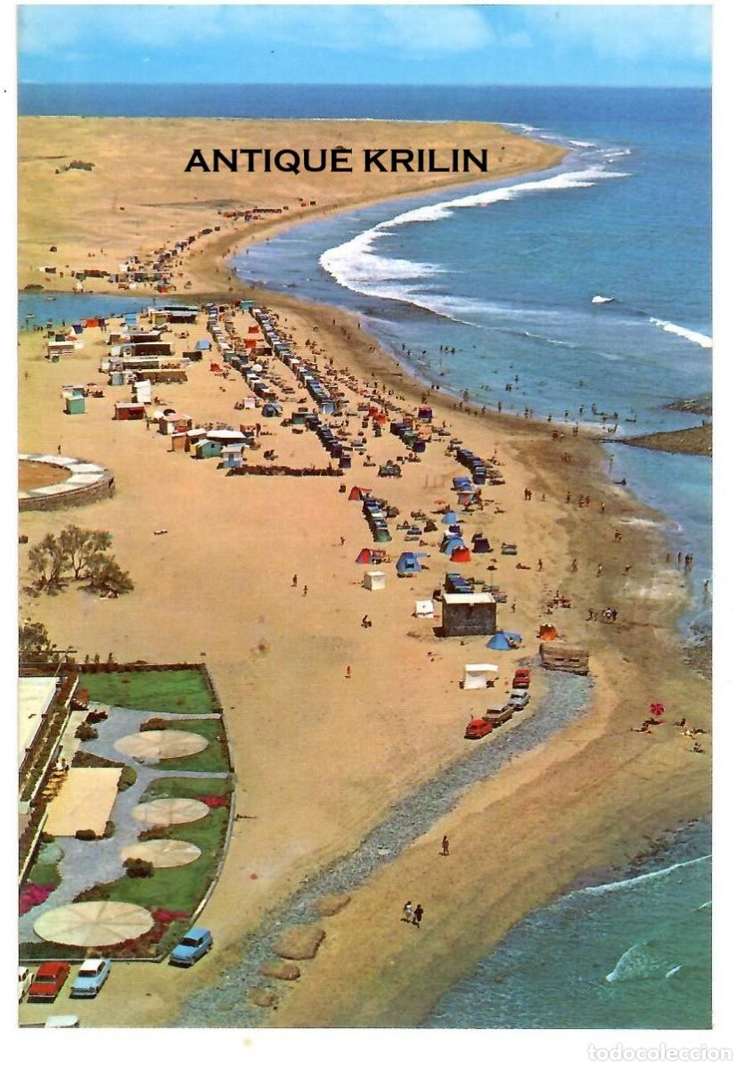 Postales: GRAN CANARIA N&ordm; 503 VISTA PARCIAL PLAYA MASPALOMAS / M. CABRERA / SIN FRANQUEAR
