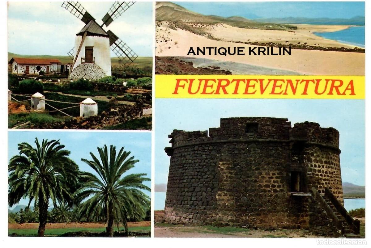 Postales: FUERTEVENTURA N&ordm; 6678 VARIAS VISTAS / EDICIONES ISLAS / SIN FRANQUEAR