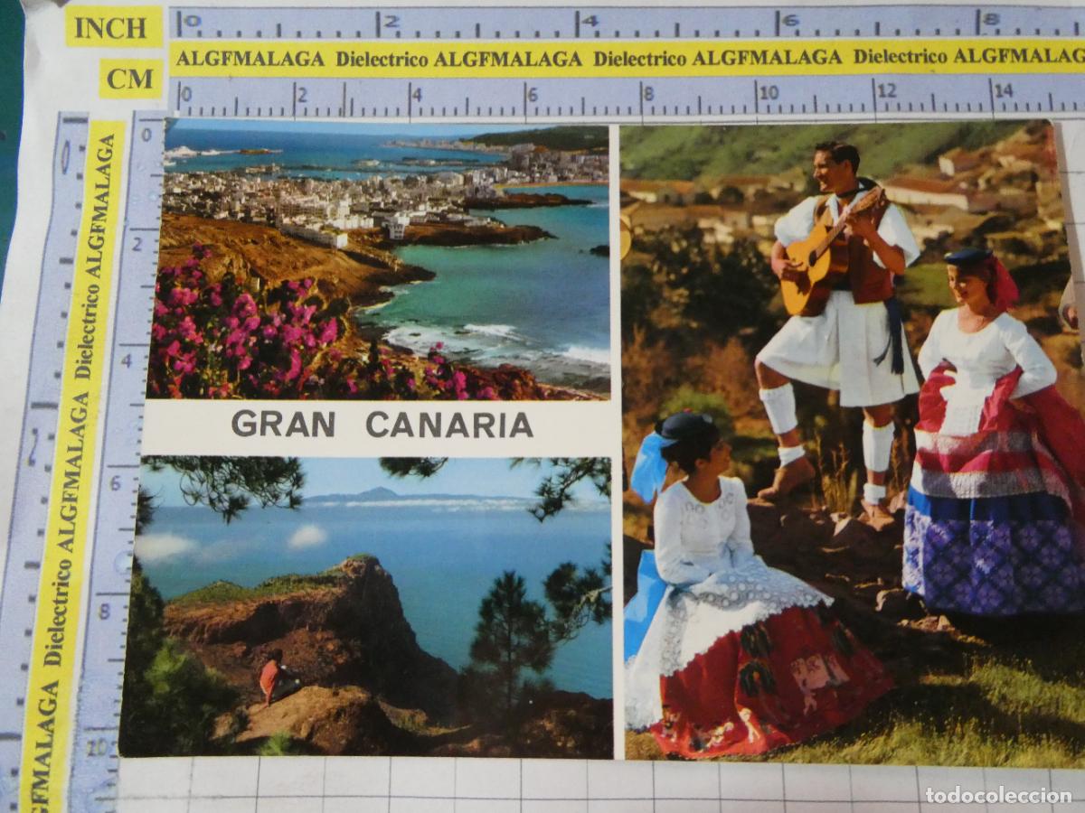 Postales: POSTAL DE GRAN CANARIA. FOLKLORE FIESTAS FLORES 2CT69 JOHN HINDE. 3068