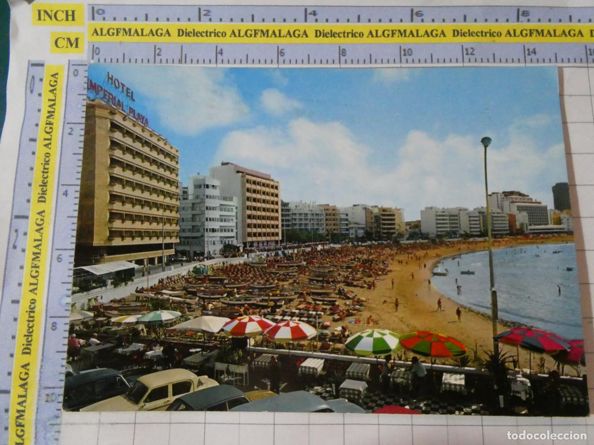 Postales: POSTAL DE GRAN CANARIA. A&Ntilde;O 1971 LAS PALMAS PLAYA DE LAS CANTERAS 554 RO FOTO. 3072