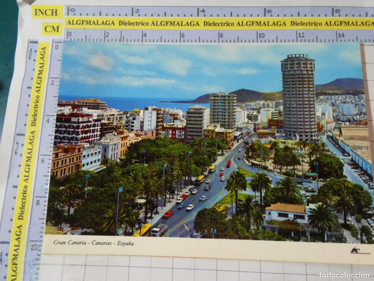 Postales: POSTAL DE GRAN CANARIA. A&Ntilde;O 1972. LAS PALMAS VISTA PARCIAL 0009 IBER CROMO. 3074