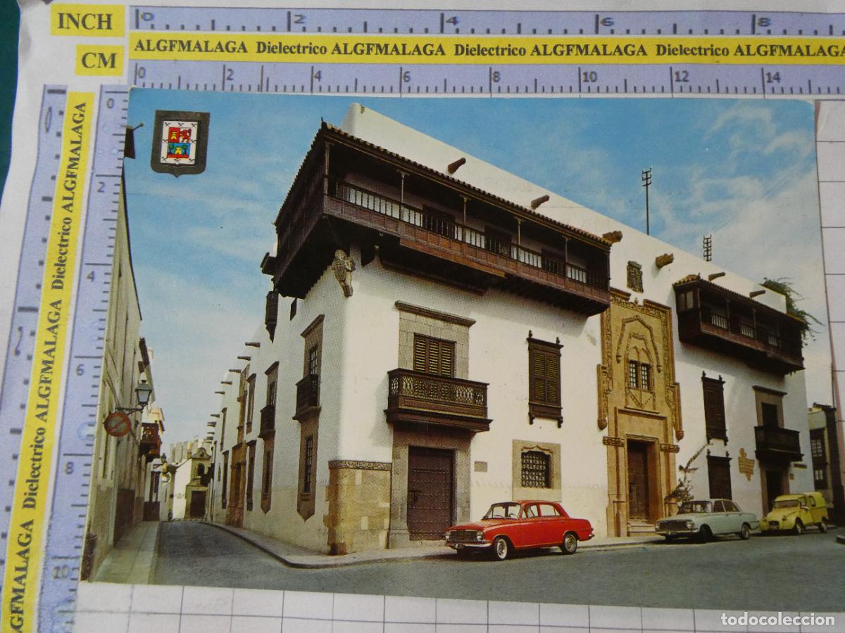Postales: POSTAL DE GRAN CANARIA. A&Ntilde;O 1965. LAS PALMAS CASA DE COL&Oacute;N 139 ESCUDO ORO. 3075