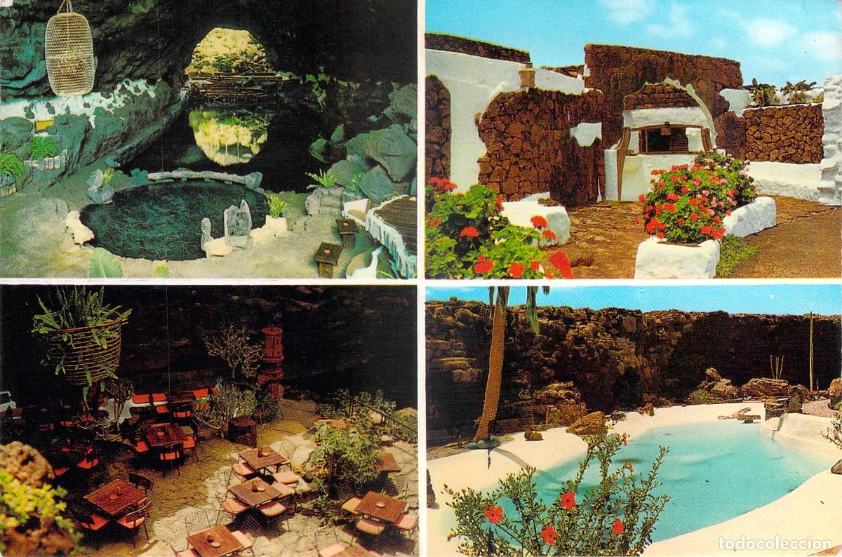 Postales: Postal de los Jameos del Agua en Lanzarote