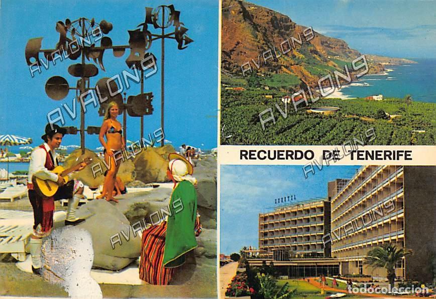 Postales: Recuerdo de Tenerife (Canarias) - Sin Circular - 1973